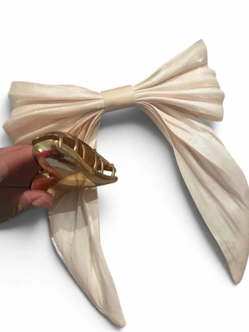 Assorted Women's Hair Accessories Set in Navy, Beige, Light Blue and Cream